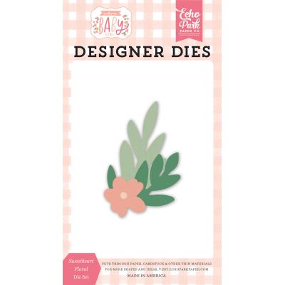 Echo Park Welcome Baby Girl Die Set - Sweetheart Floral